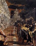 Jacopo Tintoretto Bergung des Leichnams des oil painting on canvas